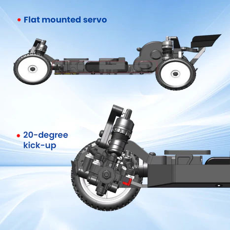 HobbyPlus Speck B 1:24 2WD Buggy - Razor Orange - Battery & Charger INCLUDED