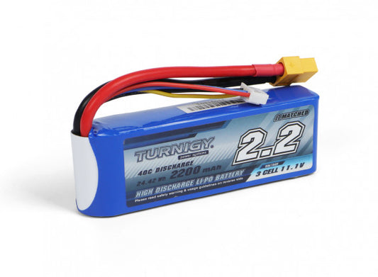 Turnigy 3s 2200mAh 11.1V 40C LiPo Battery Pack w/XT60