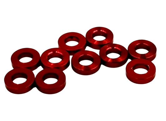 HobbyPlus Aluminum Spacers 4mm x 1.4mm x 1mm - Speck B