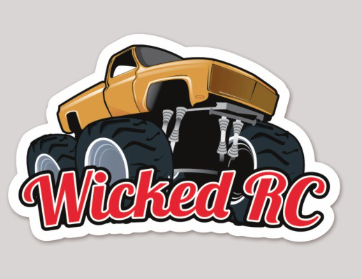 Wicked RC Logo Sticker