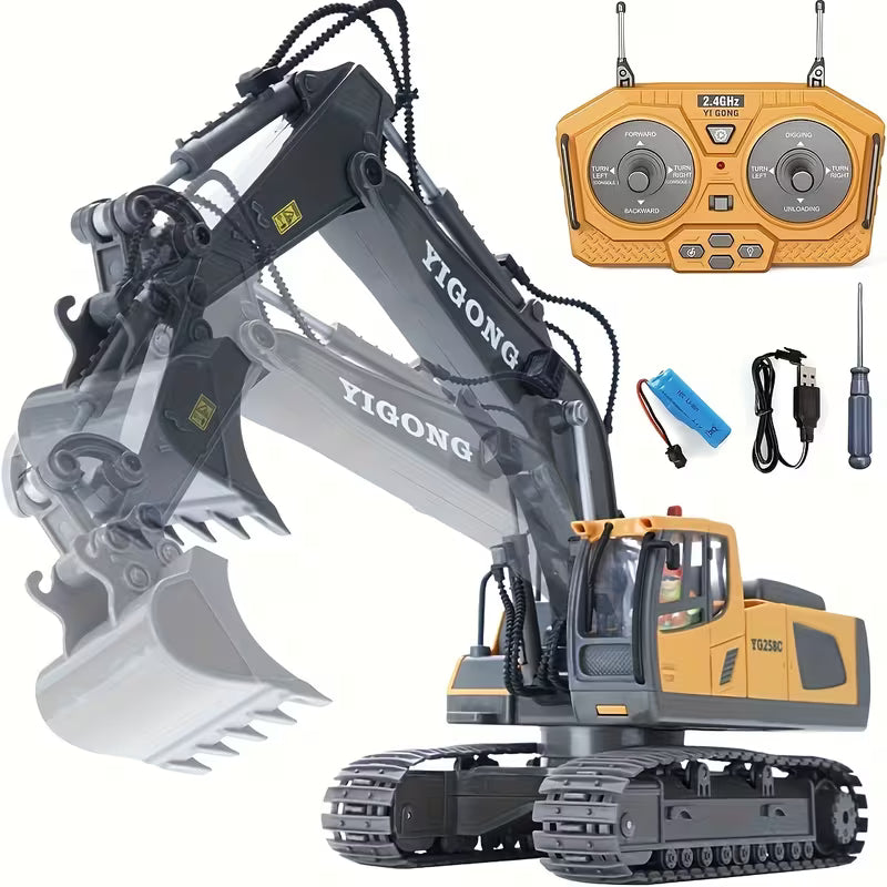 YIGONG 1/20 Scale RTR RC Excavator - Battery & Charger INCLUDED