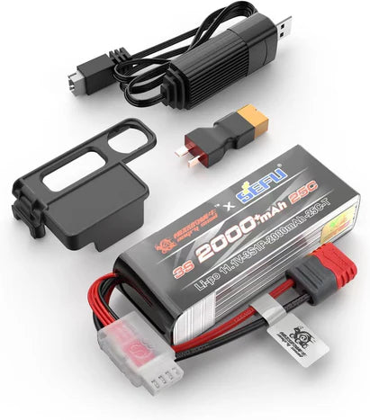 MJX Hyper Go 3S 2000mAh 11.1V 25C Lipo Battery w/Deans