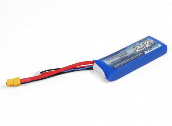 Turnigy 2s 2200mAh 7.4V w/XT60 Battery